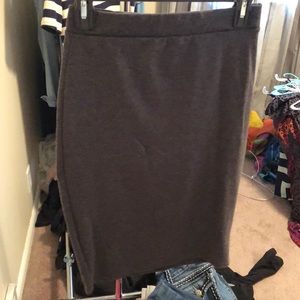 Grey skirt